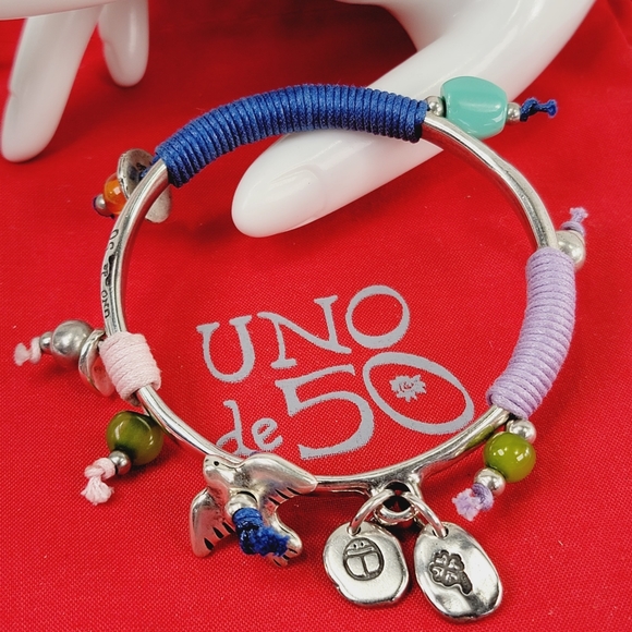 2012 Uno de 50 "La que lo ve" Bangle Bracelet - Picture 7 of 8
